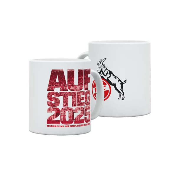 1. FC Köln - Tasse "Aufstieg 2025"